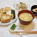 【和食】フレッシュの里芋は炊き込みご飯に/Seasoned Rice with Vegetables, Taro, and Chicken