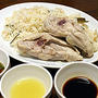 鶏飯をついでに「釜玉ラーメン」