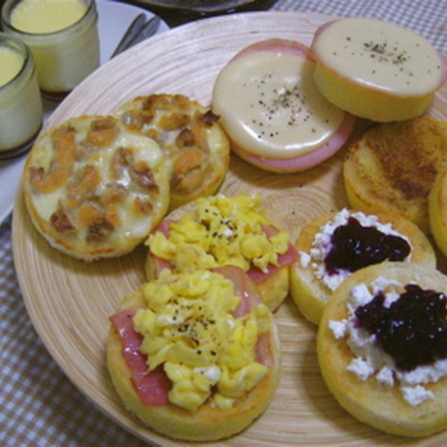 【パン】イングリッシュマフィンでブランチ♪