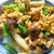 「キノコと三度豆の鶏そぼろ丼」