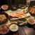 じ、実演料理。
