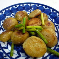新じゃがの中華炒め