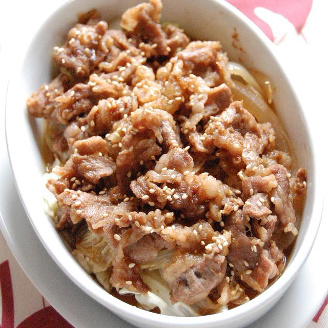 レンジで手抜きな美味しいプルコギ
