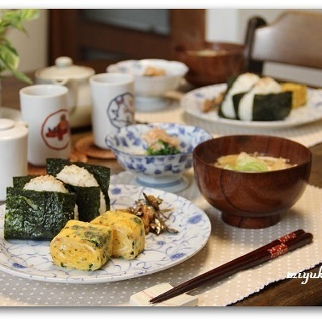 「混ぜ込みわかめ」で美味しいたまご焼きの朝ごはん