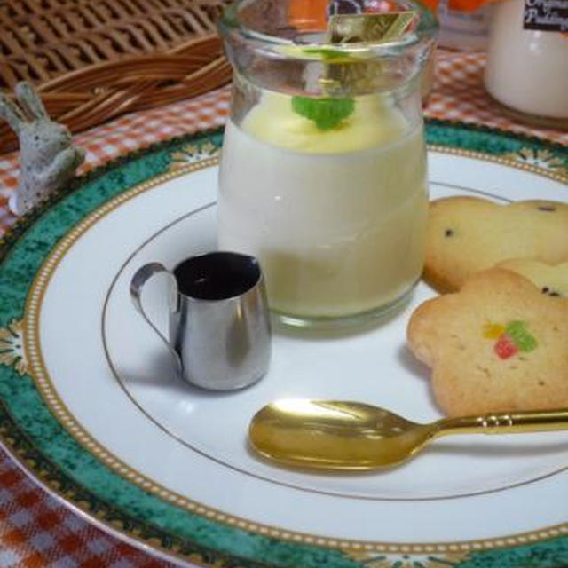 アガーで、とろんとなめらかプリン作りました！