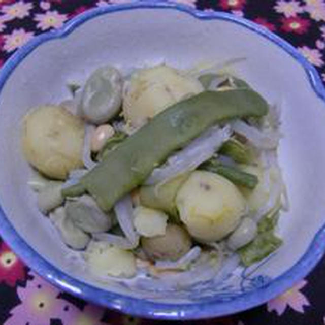 素敵な春にこんにちは！！豆だらけのホッとサラダ