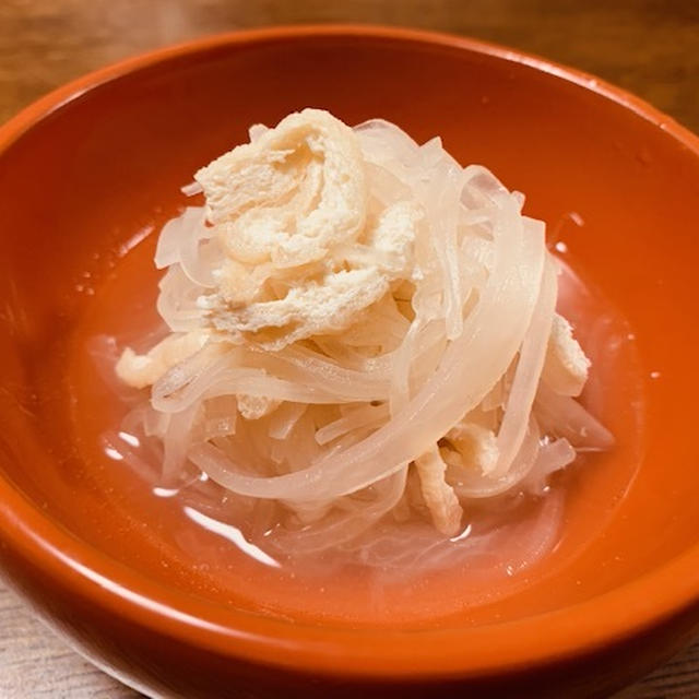 油揚げと大根の炊いたん