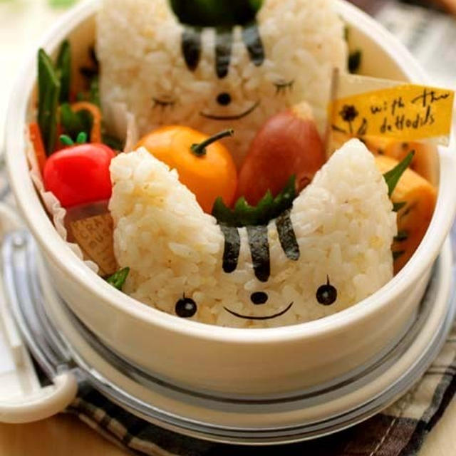 玄米ご飯で縞りす君のお弁当 キャラ弁 By あ るママさん レシピブログ 料理ブログのレシピ満載