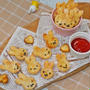 一緒にミッフィーちゃんのフライドポテトを作りましょう