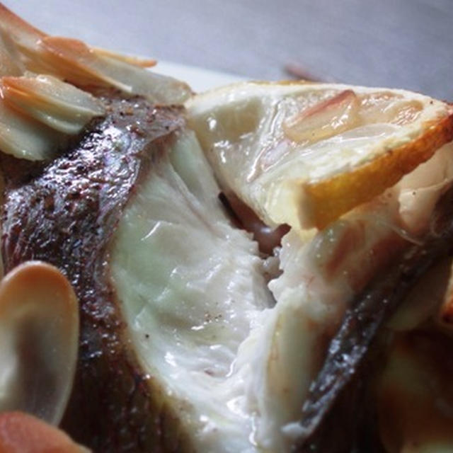 鯛のレモン焼き：本格ベスーゴ・アル・オルノを小さな鯛で一人分