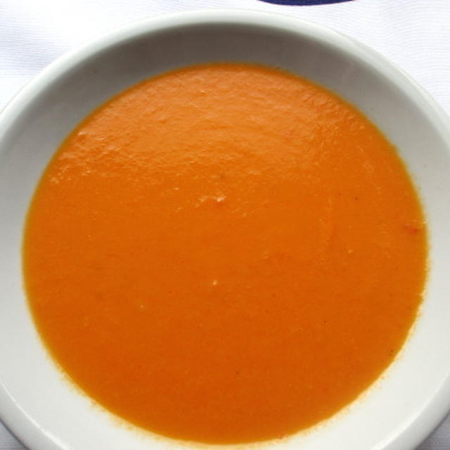 ＜イギリス料理・レシピ＞ 赤パプリカとトマトのスープ【Red Pepper and Tomato Soup】