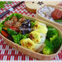 2012年ちりめん山椒は? 　塩麹鱈(タラ)のワサビマヨ焼き 　豚パラくるくると夏野菜の味噌炒め  お弁当に