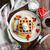 Oat Waffles with Strawberries and Cream苺クリームのせオーツ麦ワッフル