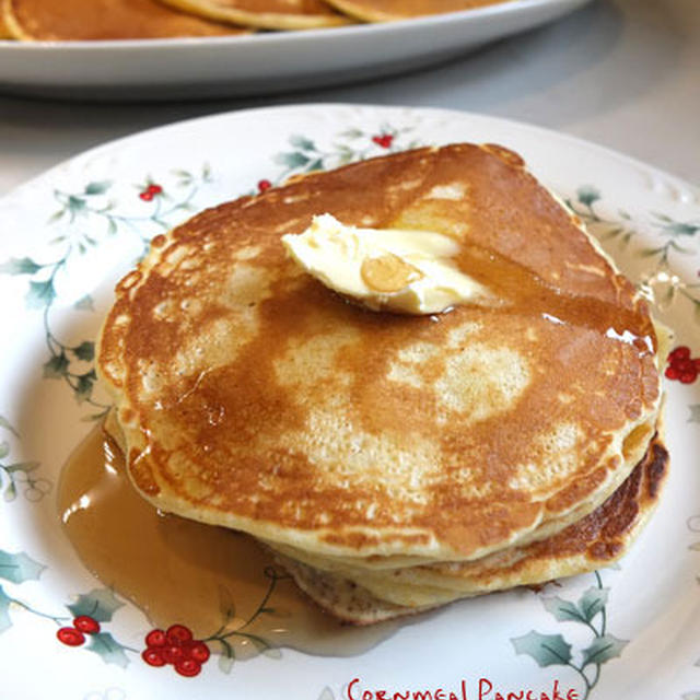 コーンミール パンケーキの作り方 By カリフォルニアのばあさんさん レシピブログ 料理ブログのレシピ満載
