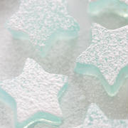 初雪の朝のきらきらツリー*(錦玉羹　レシピ）