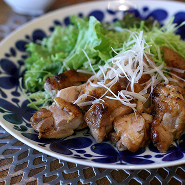 チキンのネギダレ焼き（ピリ辛四川風）