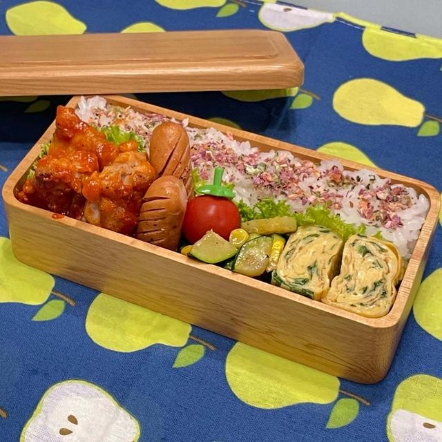 【お弁当】寝坊して時間がない日は縦詰めが楽!!