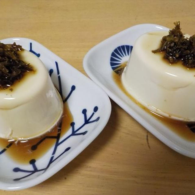 冷奴2種！！しその実の醤油漬けトッピング
