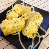 混ぜ込み卵焼き♪