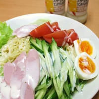 バターミルクランチドレッシングでまろやか＾＾ラーメンサラダ
