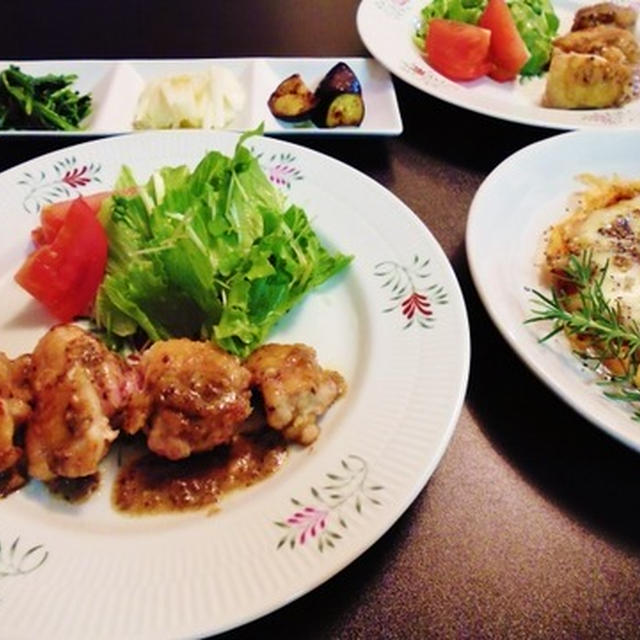 プロの味が開封するだけでチキンソテーとじゃが芋ピザ♪