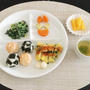 【離乳食完了期】豆苗とサラダ菜のオムレツ