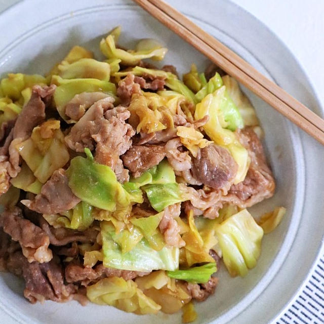 レンチン1回！【豚肉とキャベツの味噌蒸し】連載更新しました