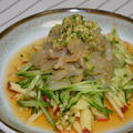 ニンニクたっぷりソースの韓国のクラゲ冷彩（마늘소스  해파리냉체）レシピ