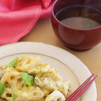 ワンパンで♡とろ〜りチーズが絡む豚と野菜の和風カレー炒め