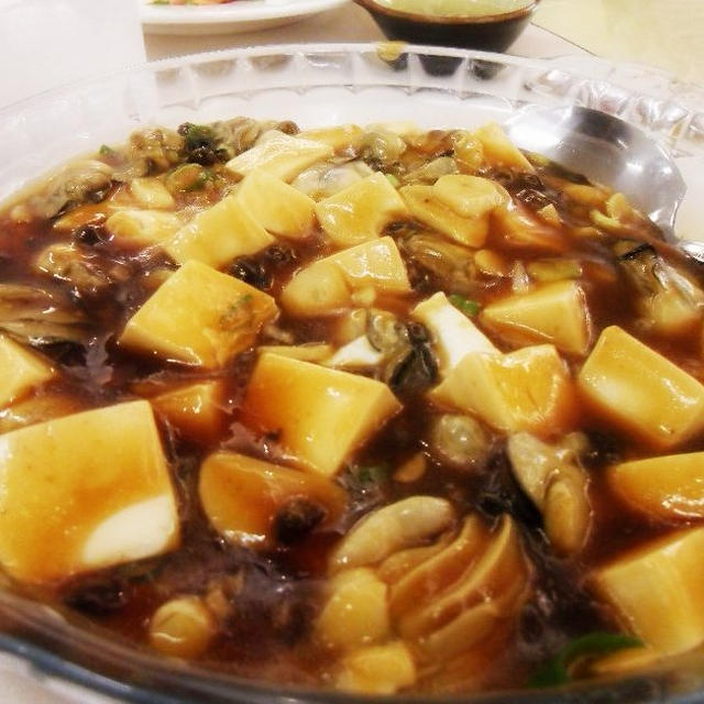 海蛎燒豆腐│カキと豆腐の炒め物