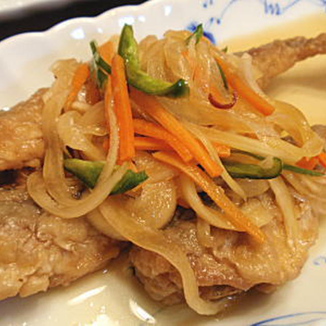 豆鯵の南蛮漬（レシピ）