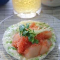 「帆立の明太まぶし、オクラとろろ添え」「鶏と野菜の黒酢あん」他の和食膳