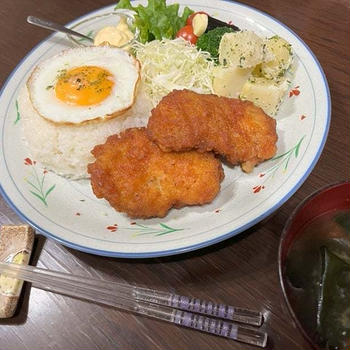 【おうちごはん】手抜きワンプレート【揚げるだけの鶏天ワンプレ de 夕食】と【おつまみ】と…