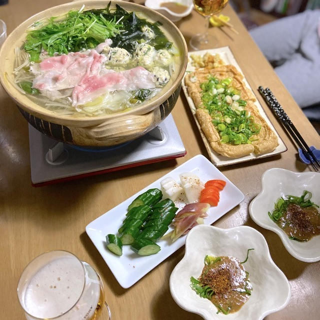 久々に鶏団子鍋で週末ごはん♩そしてそして！！「ぬか漬け生活はじめました」