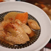 ★ウイスキーみくじの当たりで鶏煮込みの和食・#本日のおうちごはん