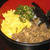 さば缶そぼろの三色丼