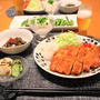 『チキンカツ』とストウブで『小さいおかず』の献立。