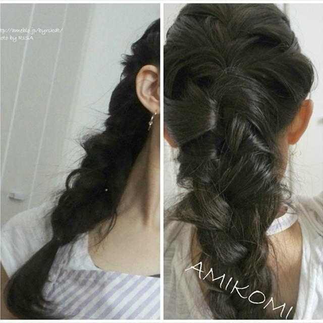 華奢揺れリボンピアス＠Birthday present.