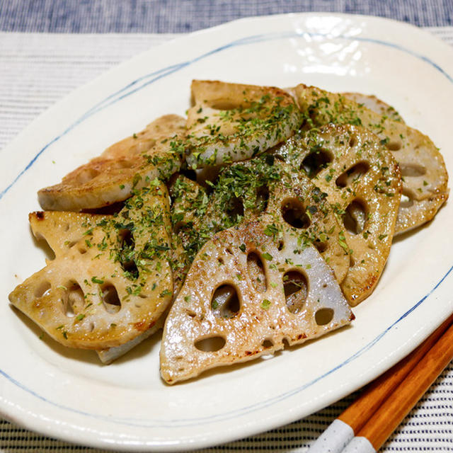 ごま油で美味しい「蓮根の塩炒め」&ボリューム満点「カツカレー丼」