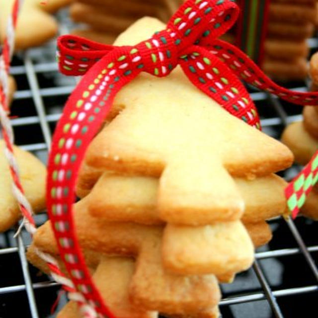 Christmas Lemon Cornmeal Cookiesクリスマスレモンコーンミールクッキー