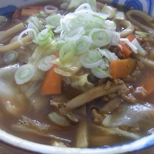 寒い日はカレーうどん