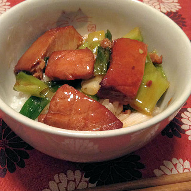 簡単すぎる 鮪ステーキ缶 汁まで使って ねぎま丼 By Momoさん レシピブログ 料理ブログのレシピ満載