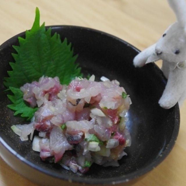 郷土料理☆鯵のなめろう