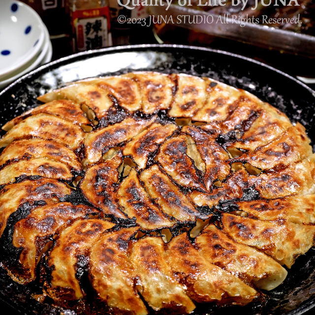 こんがり焼き餃子／娘にお願いされて二日がかりでやったこと