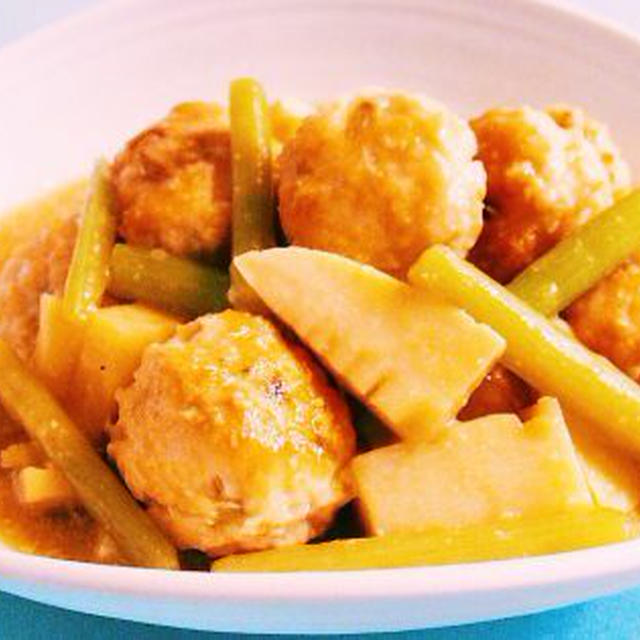 ふきと筍の鶏団子味噌煮☆人気の簡単作り置きレシピ