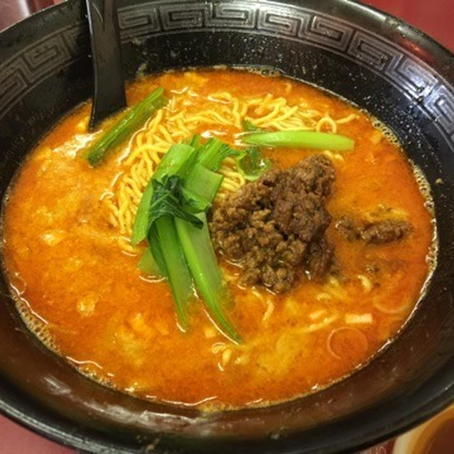福岡そとごはん…餃子の李 担々麺とエビチリ定食と…