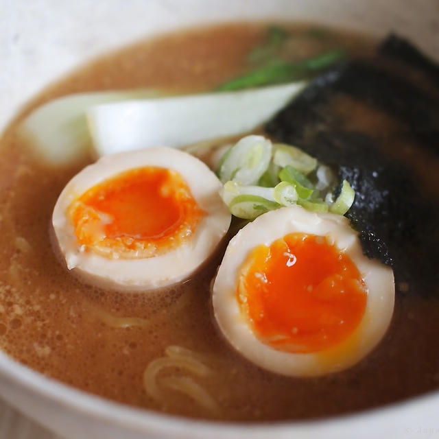 [Egg Recipe 5] Ramen egg (seasoned soft boiled egg for ramen )