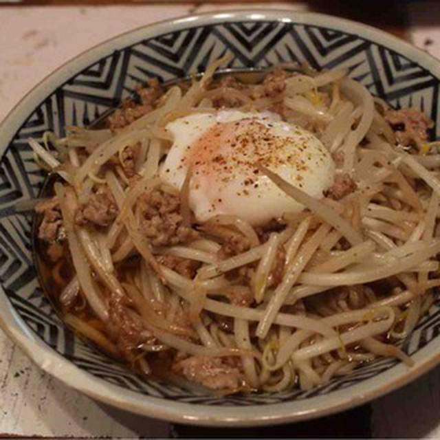 銭湯狂い／【recipe】もやし蕎麦