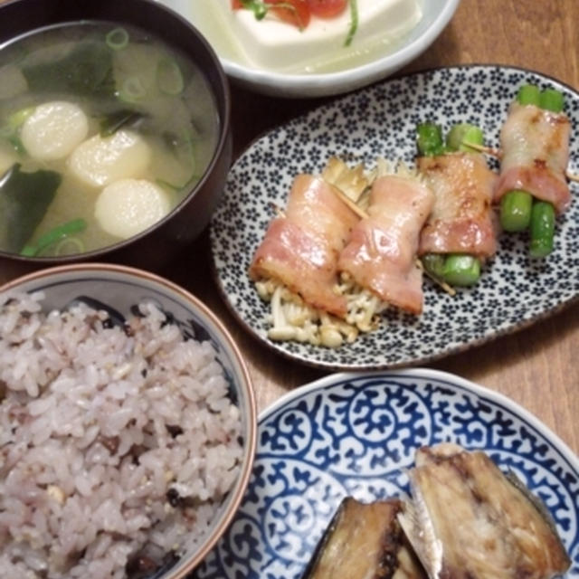 [ごはんとおかず]サバの塩焼きとか