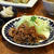 豚と牛蒡ソースの生姜焼きとオクラの天婦羅